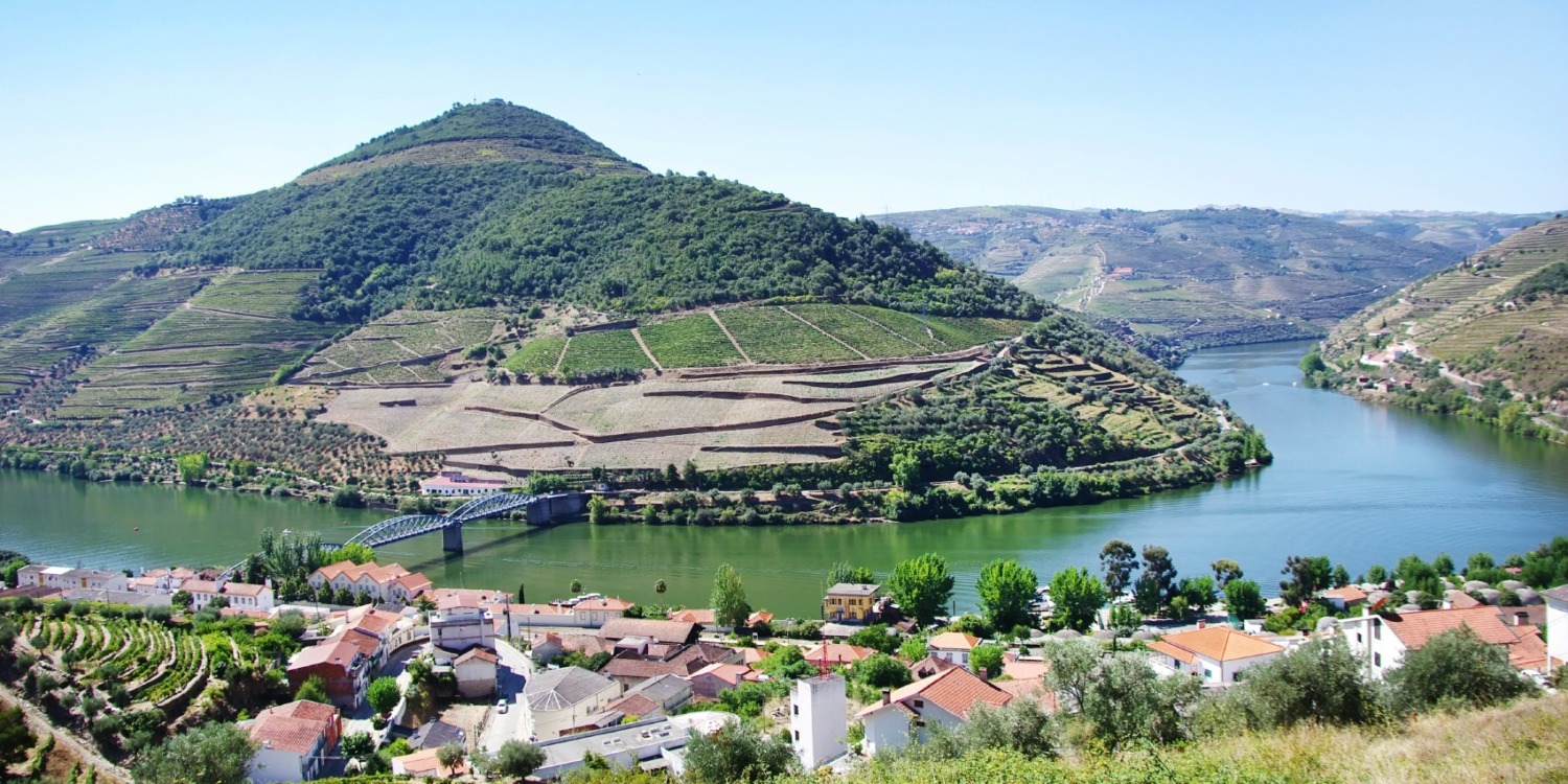 Landscape of Douro vineyards, Pinhão, Portugal